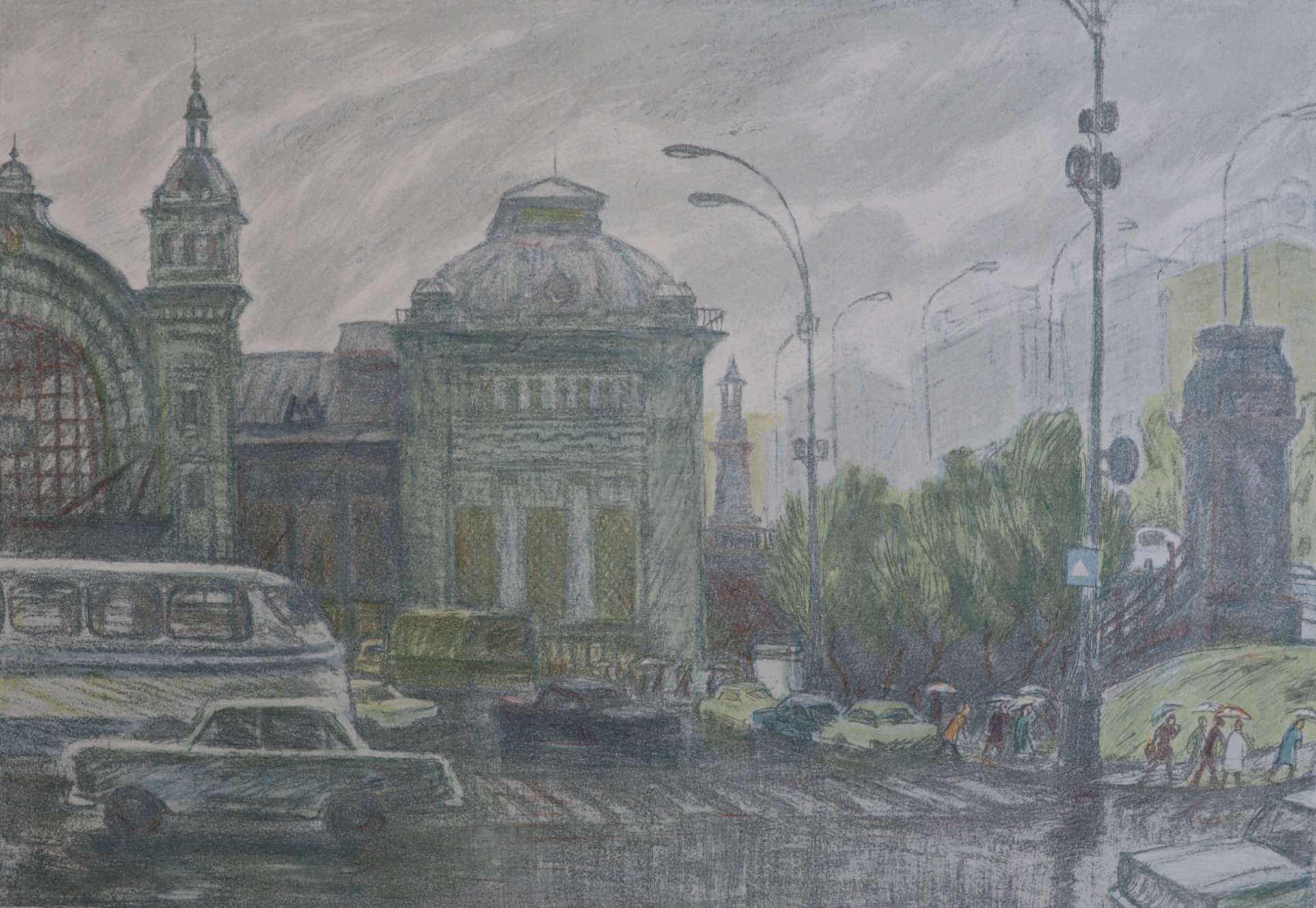 Дехтерёва Татьяна Александровна. У Белорусского вокзала