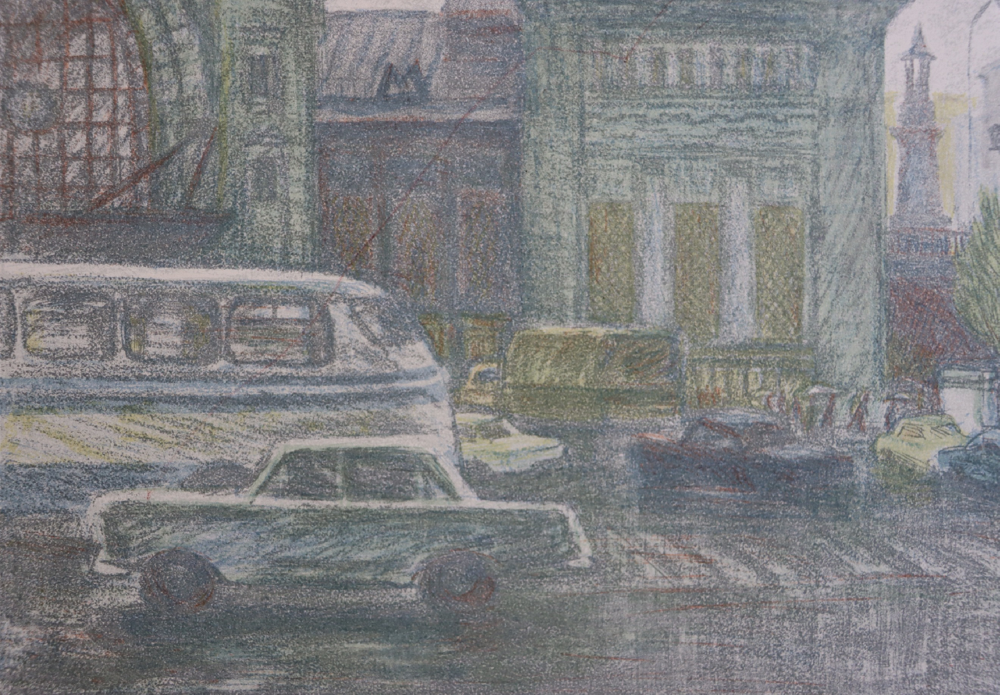 Дехтерёва Татьяна Александровна. У Белорусского вокзала