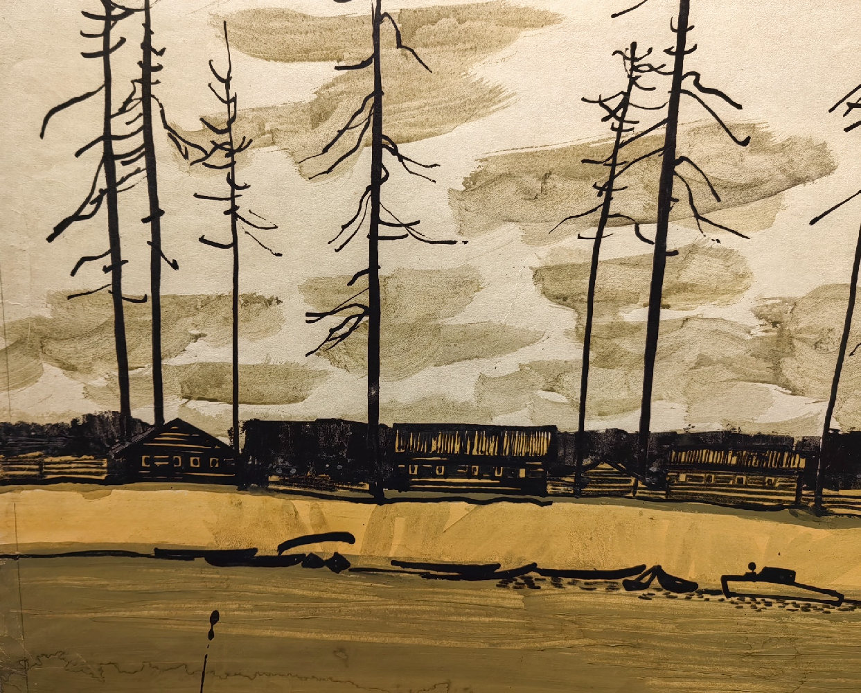 Бурмистров Борис Алексеевич. Коми АССР. Леспромхоз