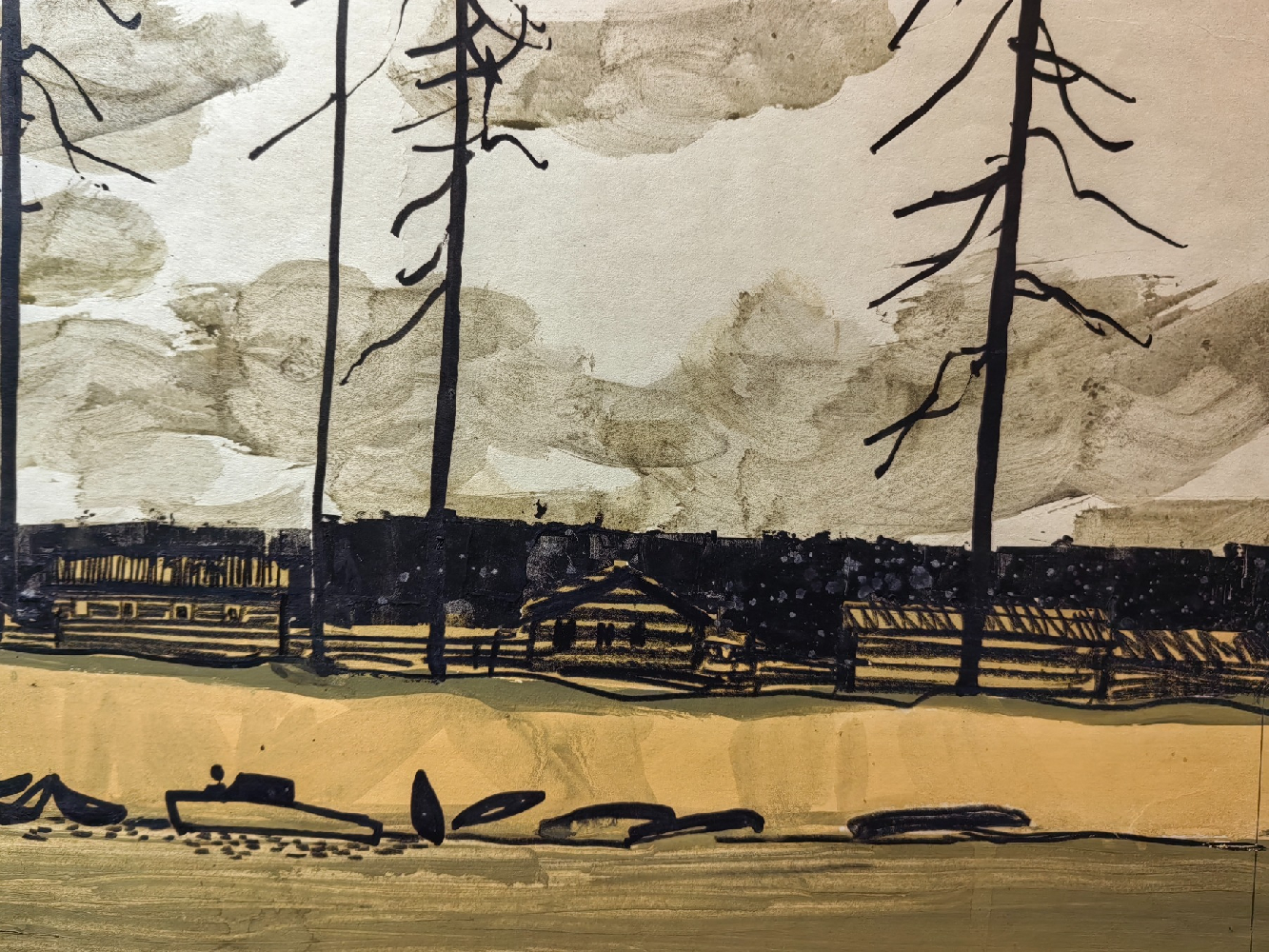 Бурмистров Борис Алексеевич. Коми АССР. Леспромхоз