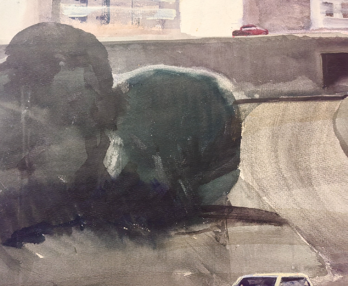 Бурмистров Борис Алексеевич. Дорога в городе