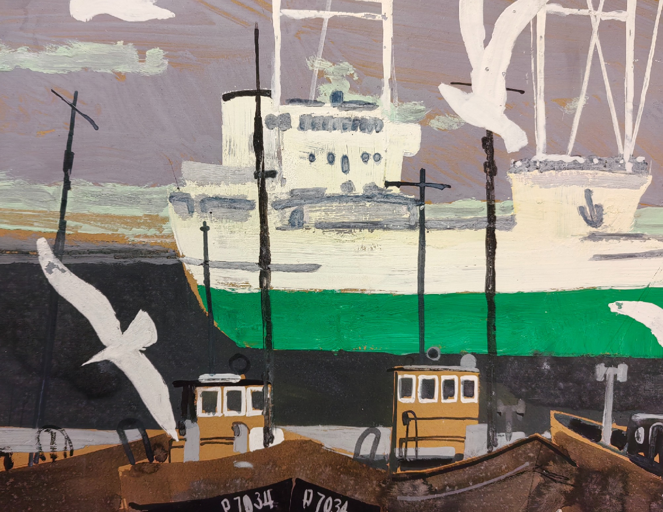 Бурмистров Борис Алексеевич. В порту. 2
