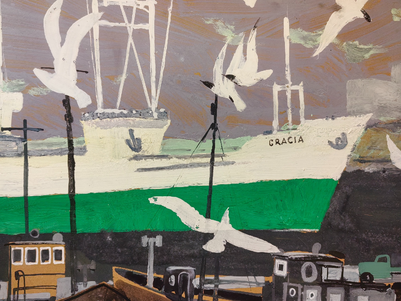 Бурмистров Борис Алексеевич. В порту. 2