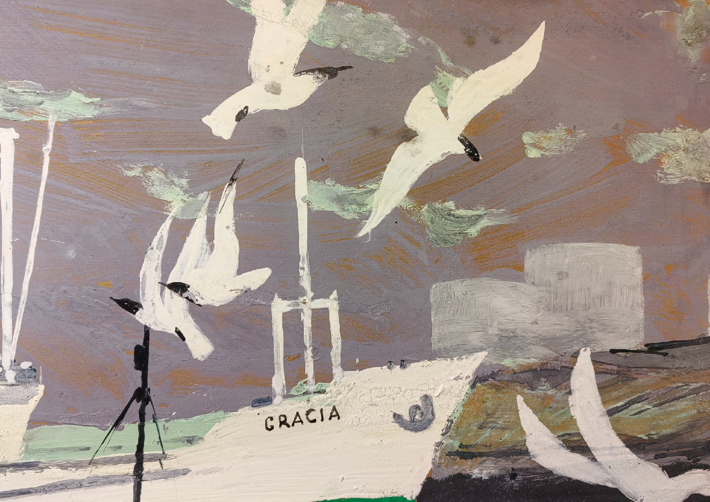 Бурмистров Борис Алексеевич. В порту. 2