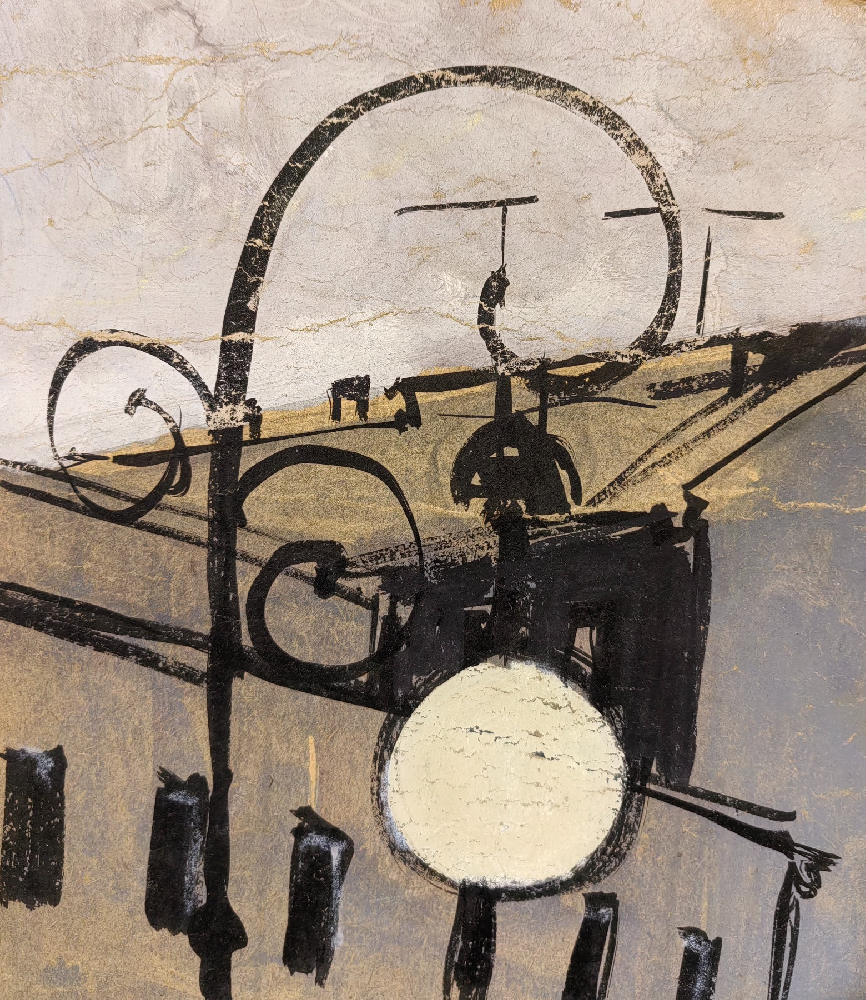 Бурмистров Борис Алексеевич. Городской пейзаж.