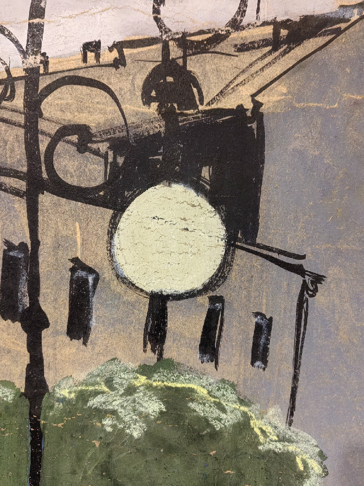 Бурмистров Борис Алексеевич. Городской пейзаж.