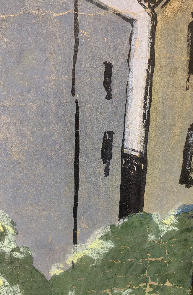 Бурмистров Борис Алексеевич. Городской пейзаж.