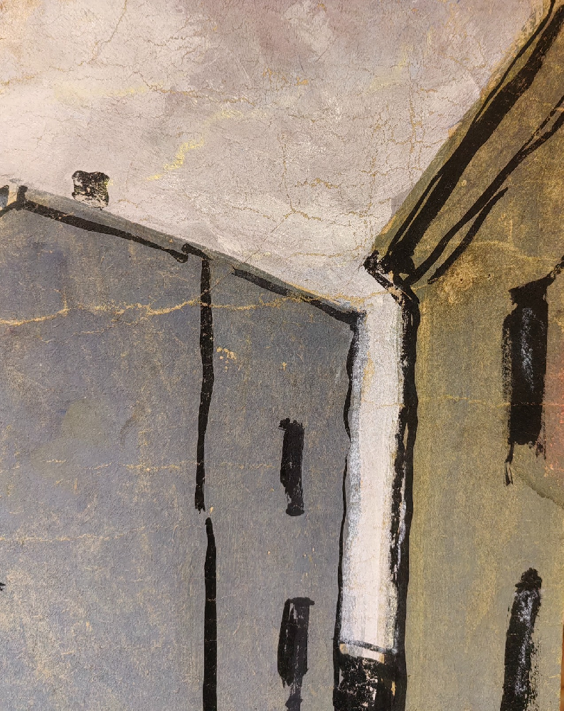 Бурмистров Борис Алексеевич. Городской пейзаж.