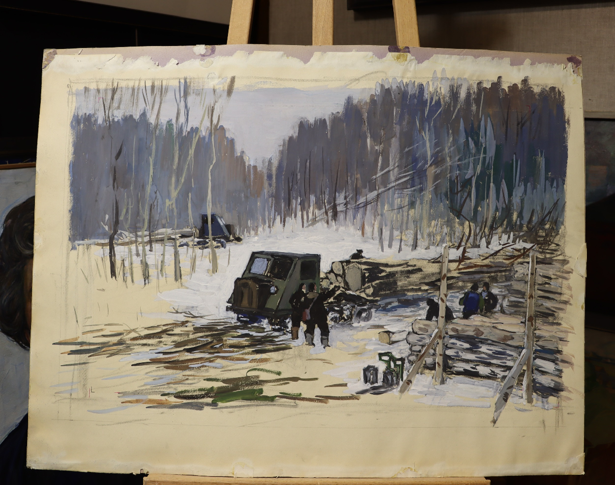 Витинг Николай Иосифович. На лесосеке