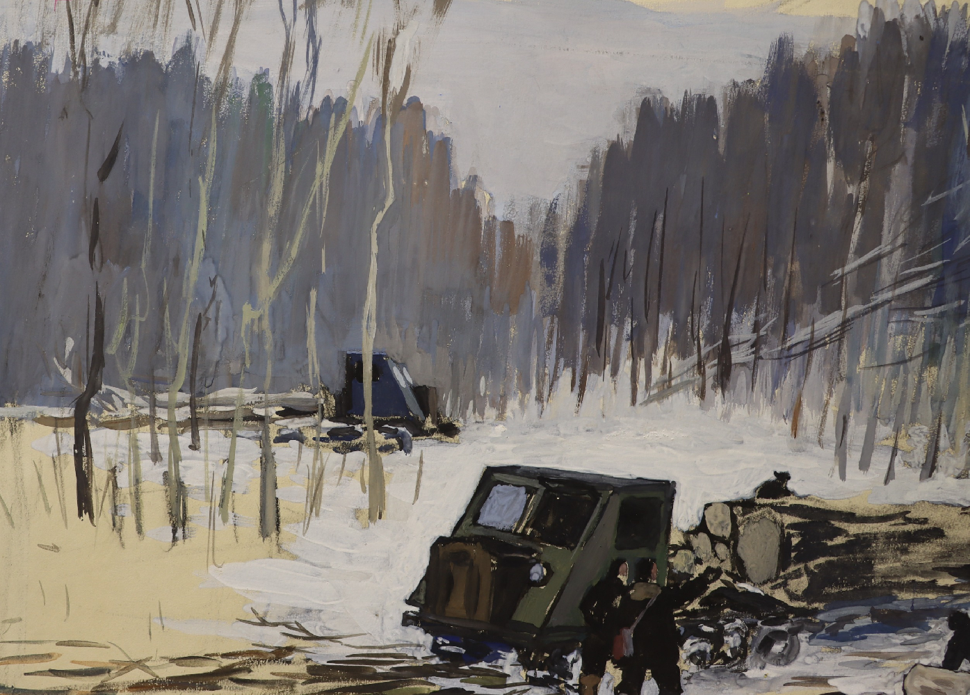 Витинг Николай Иосифович. На лесосеке