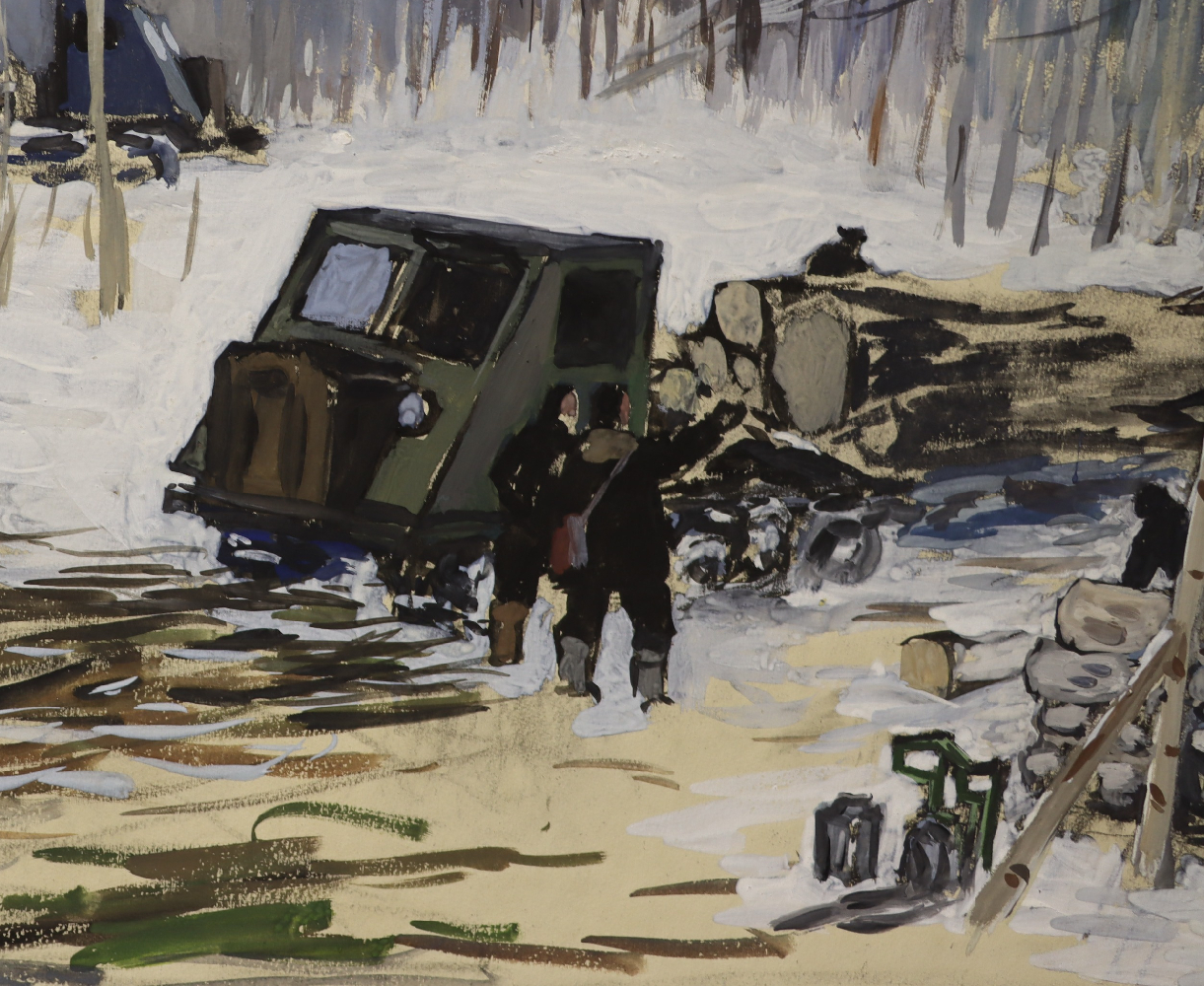 Витинг Николай Иосифович. На лесосеке