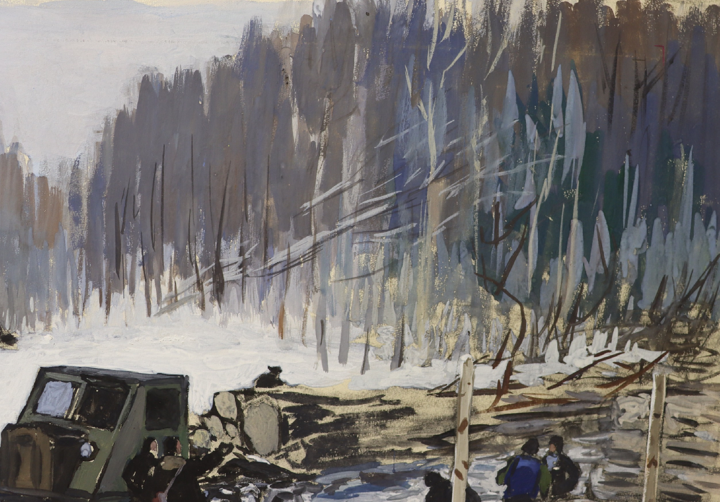 Витинг Николай Иосифович. На лесосеке