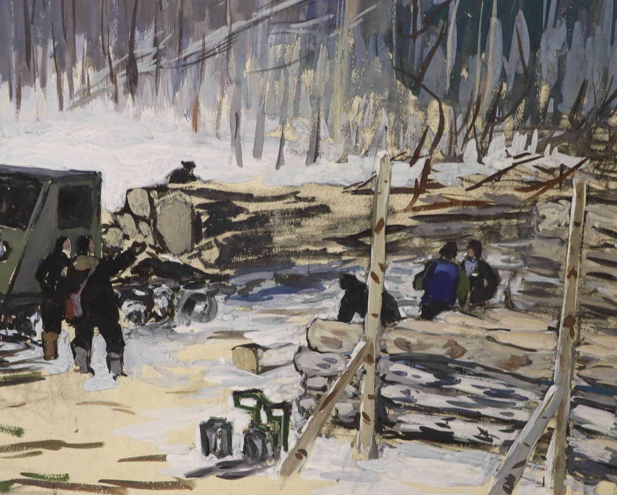 Витинг Николай Иосифович. На лесосеке