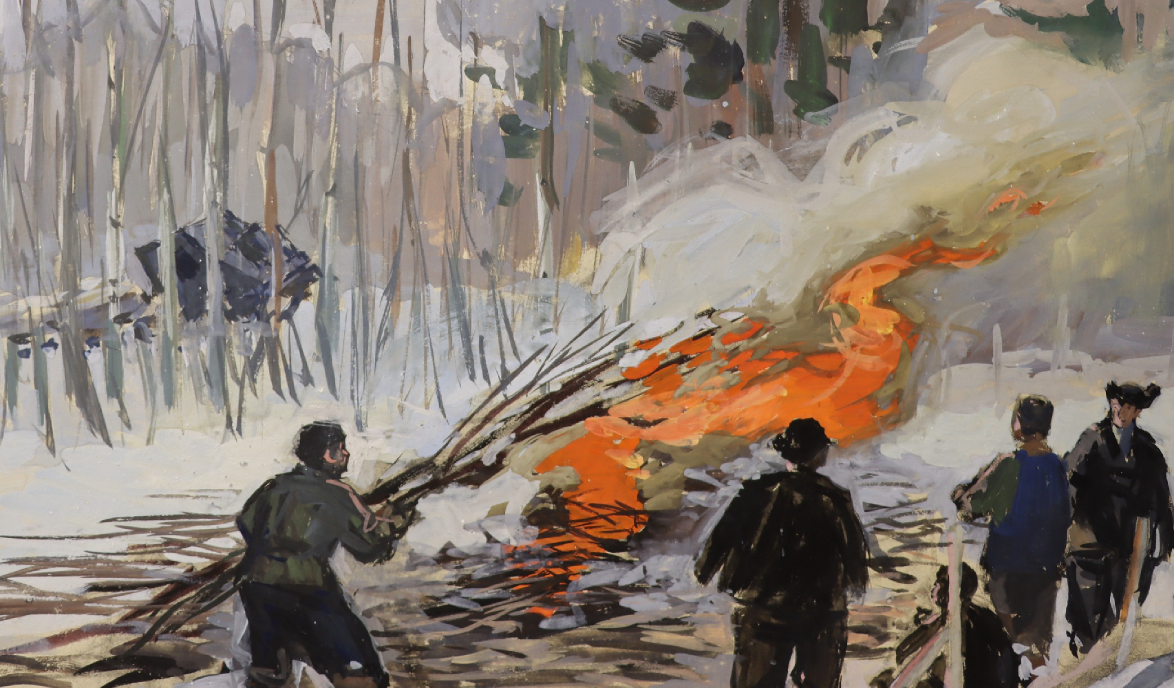 Витинг Николай Иосифович. На эстакаде