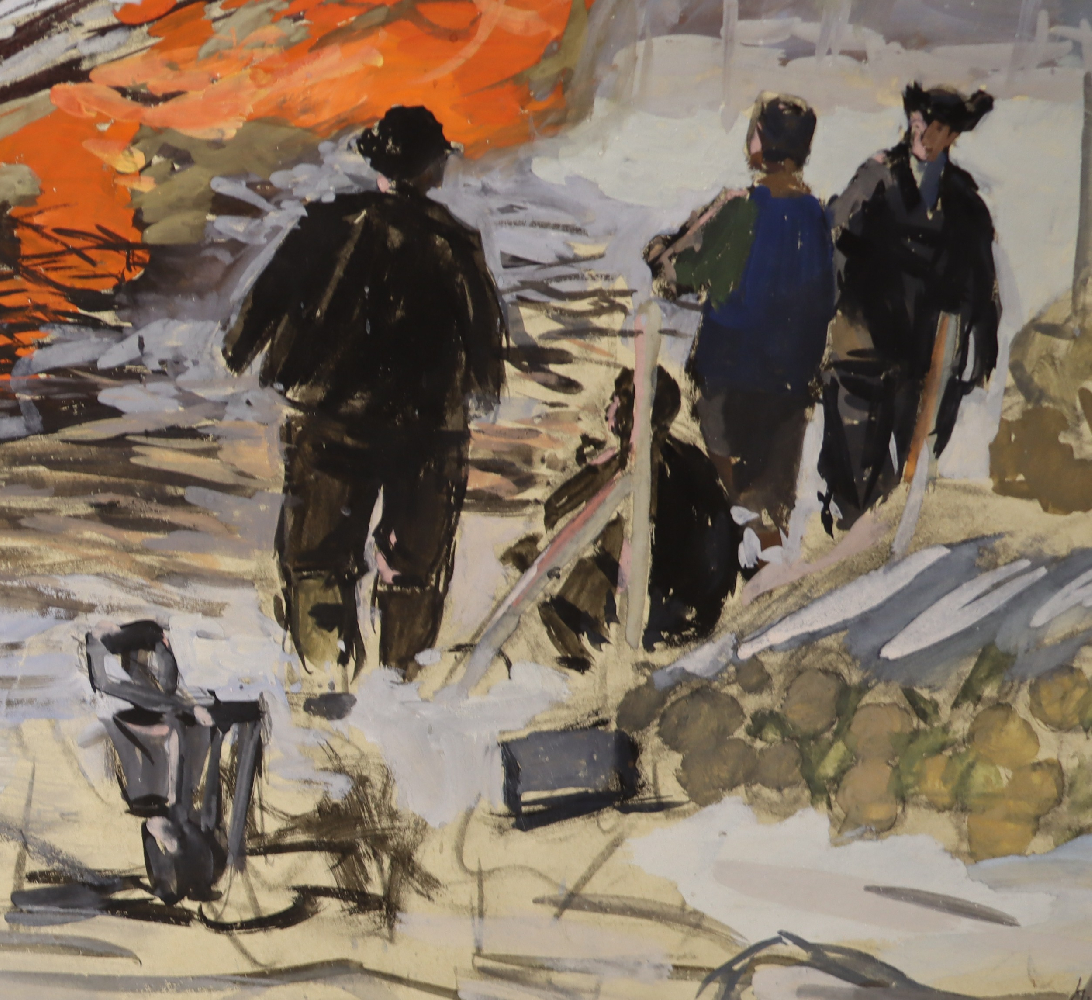 Витинг Николай Иосифович. На эстакаде