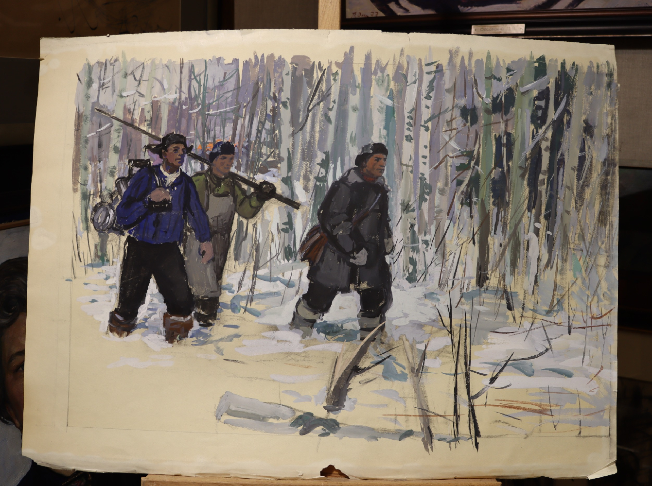 Витинг Николай Иосифович. На новый участок.