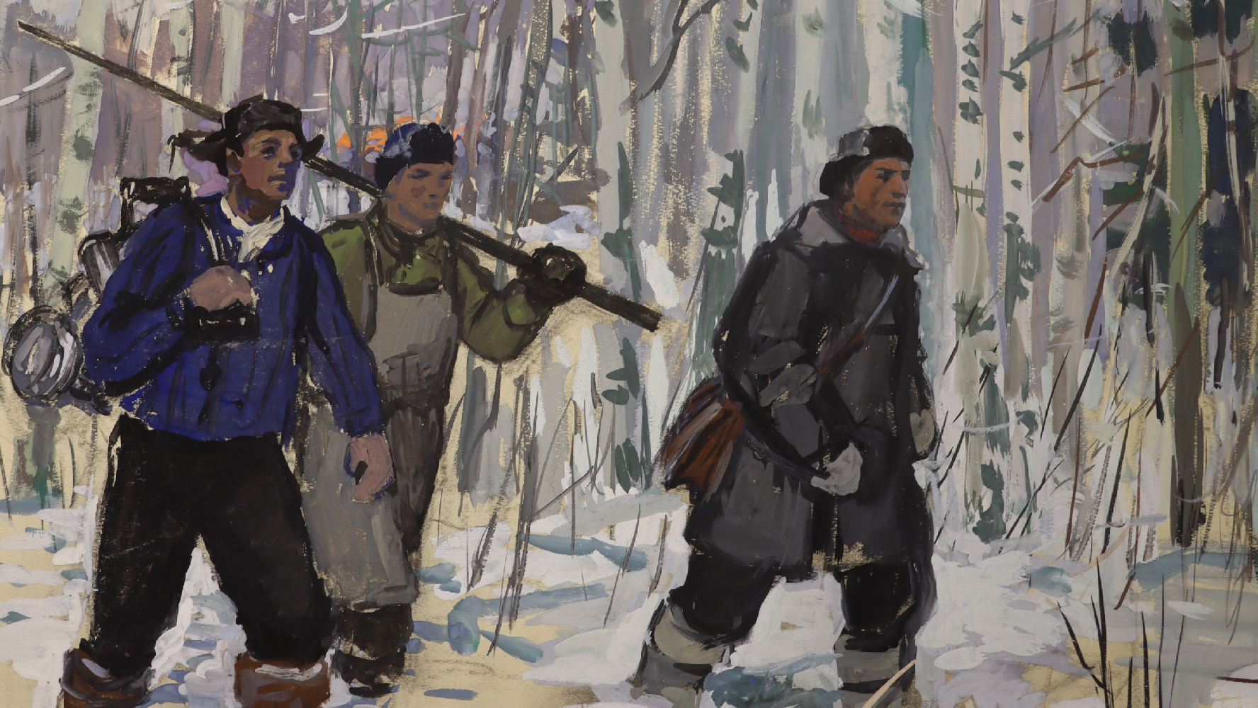 Витинг Николай Иосифович. На новый участок.