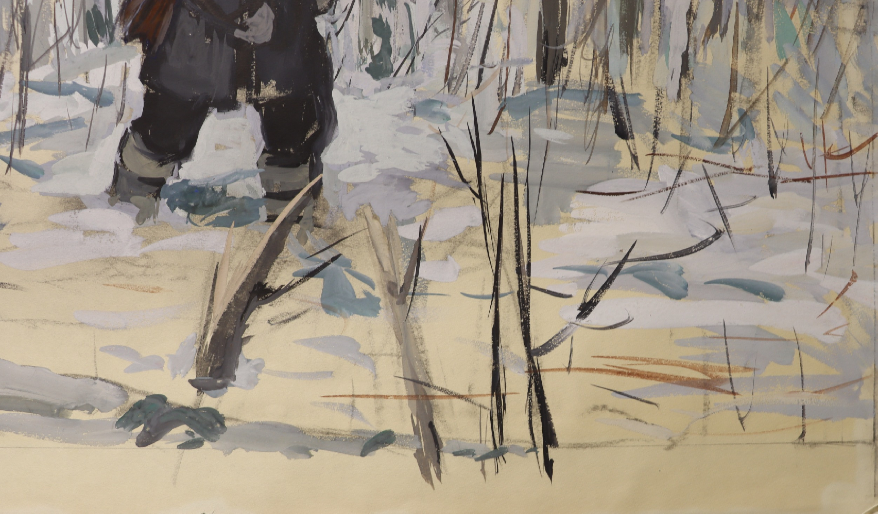 Витинг Николай Иосифович. На новый участок.