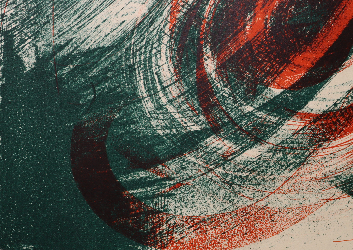 Витинг Николай Иосифович. Красно-зеленая абстракция