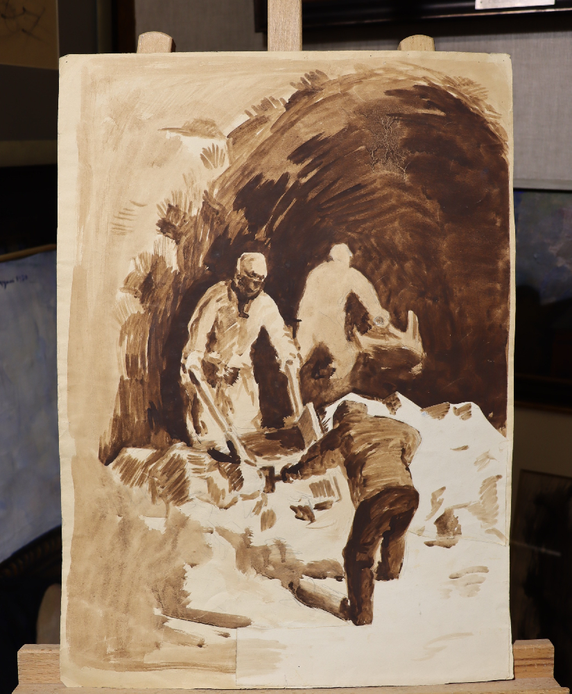 Витинг Николай Иосифович. В каменоломне