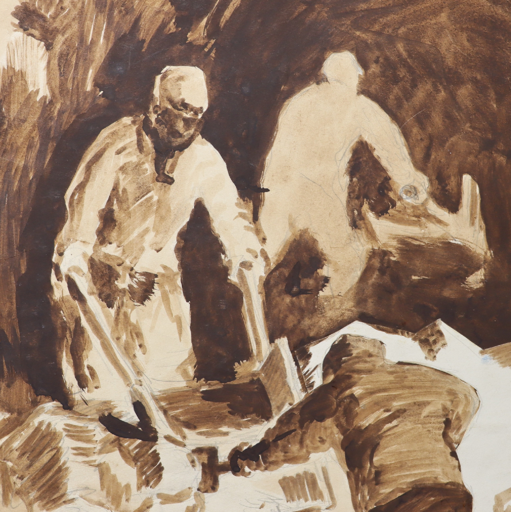 Витинг Николай Иосифович. В каменоломне