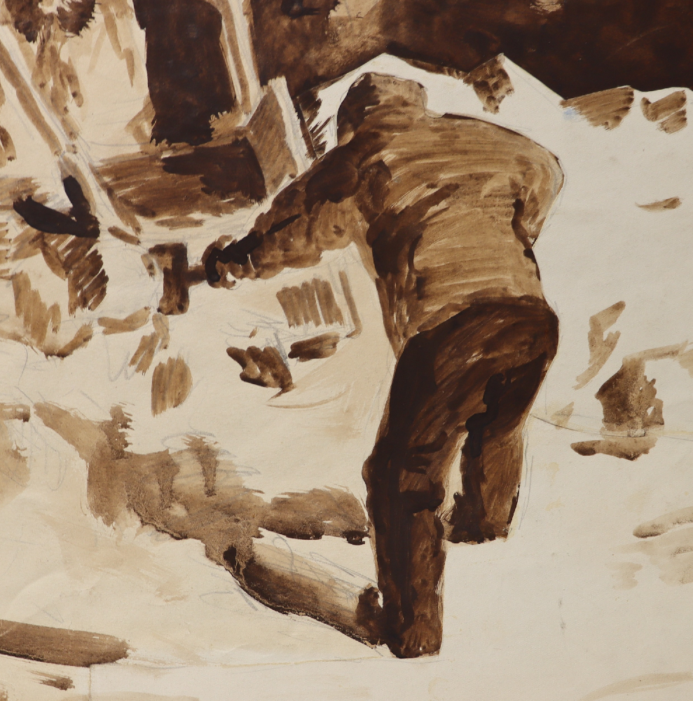 Витинг Николай Иосифович. В каменоломне