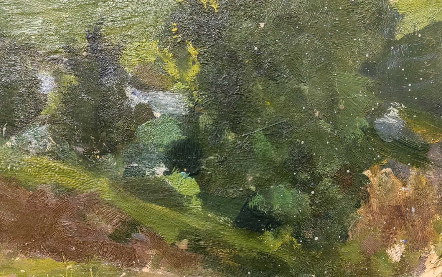 Малаев Фёдор Петрович. Пейзаж с рекой.