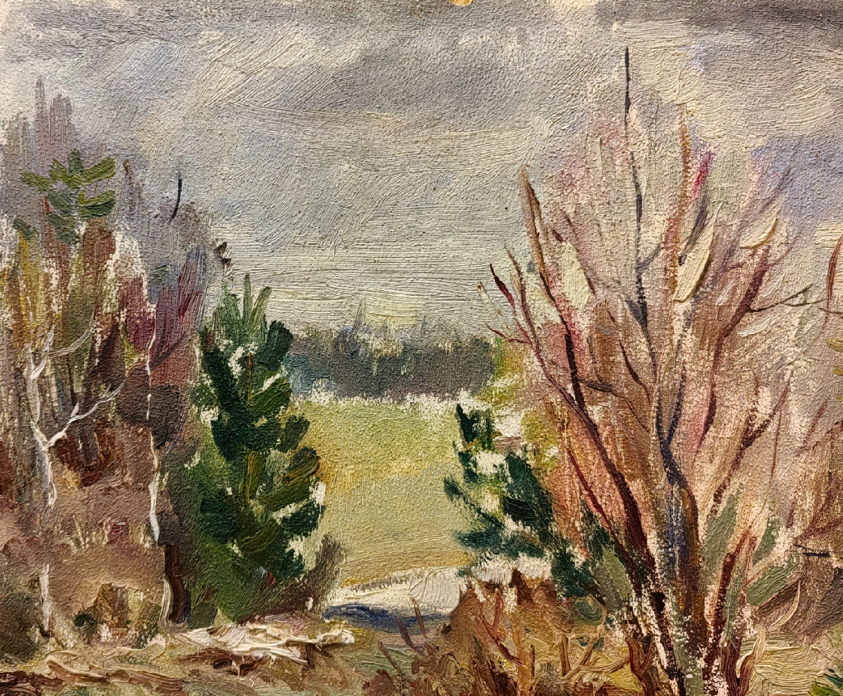 Ершов Игорь Александрович. Весенний пейзаж.