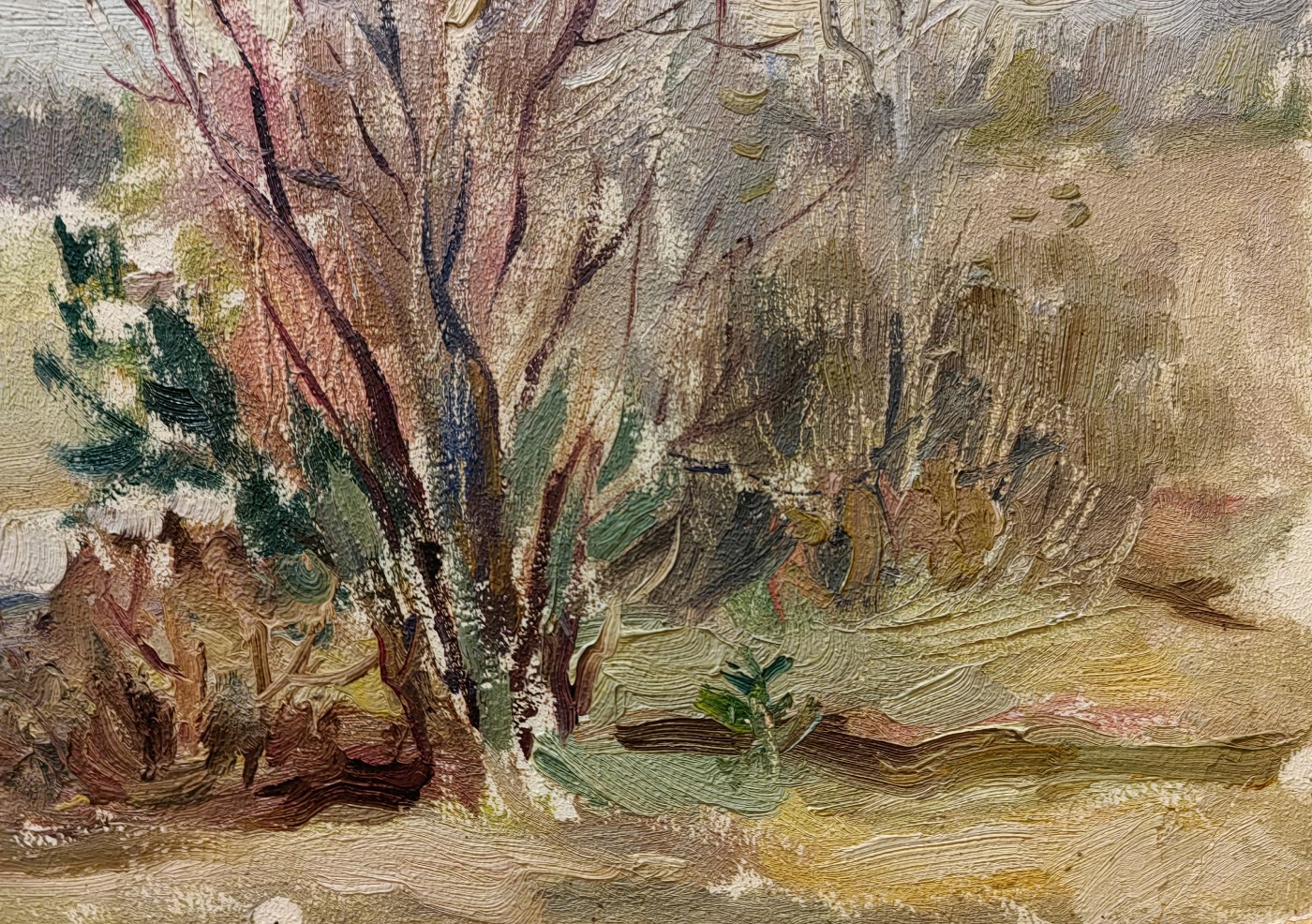 Ершов Игорь Александрович. Весенний пейзаж.