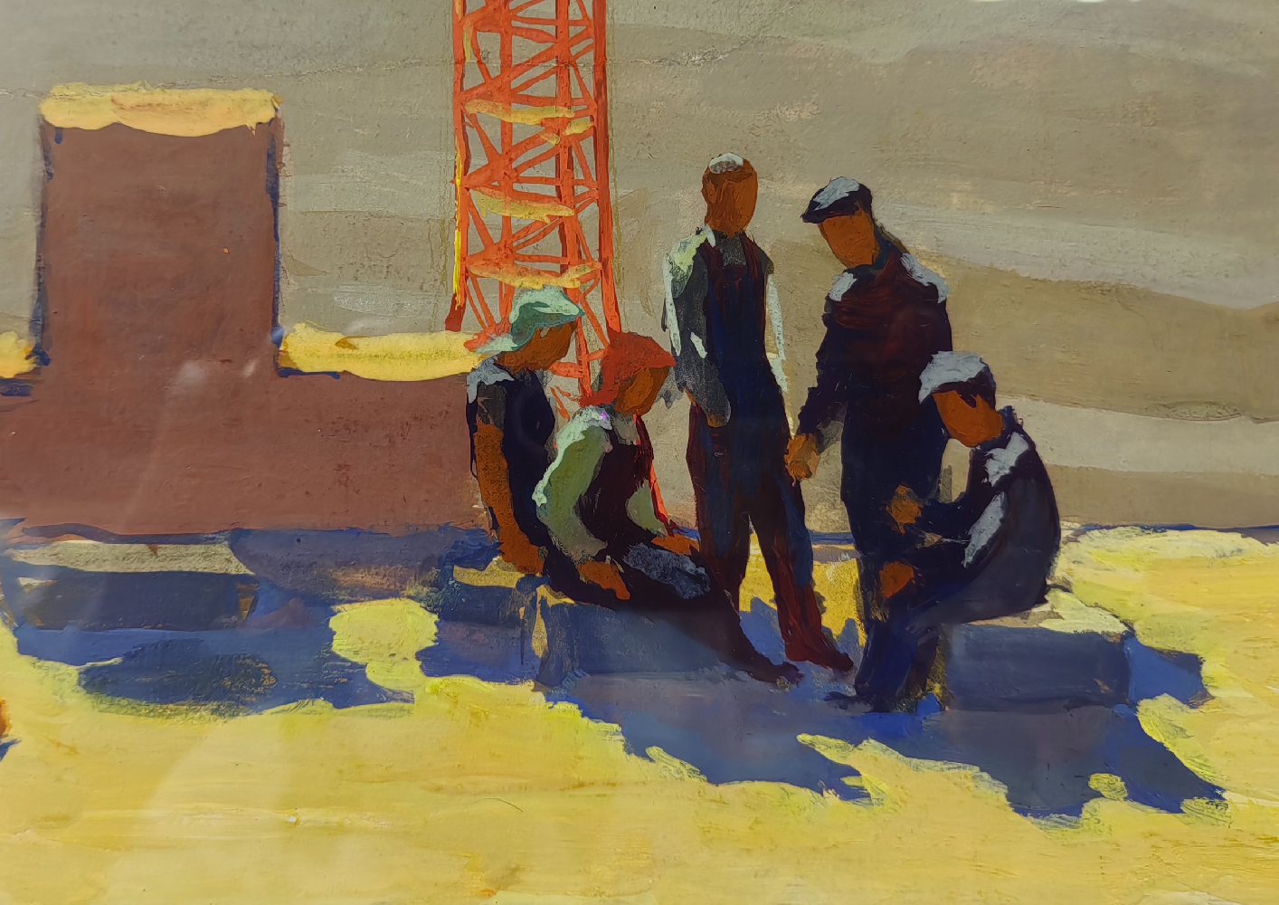 Трошина-Дейнеко Елена Николаевна. Москва. Стройка.