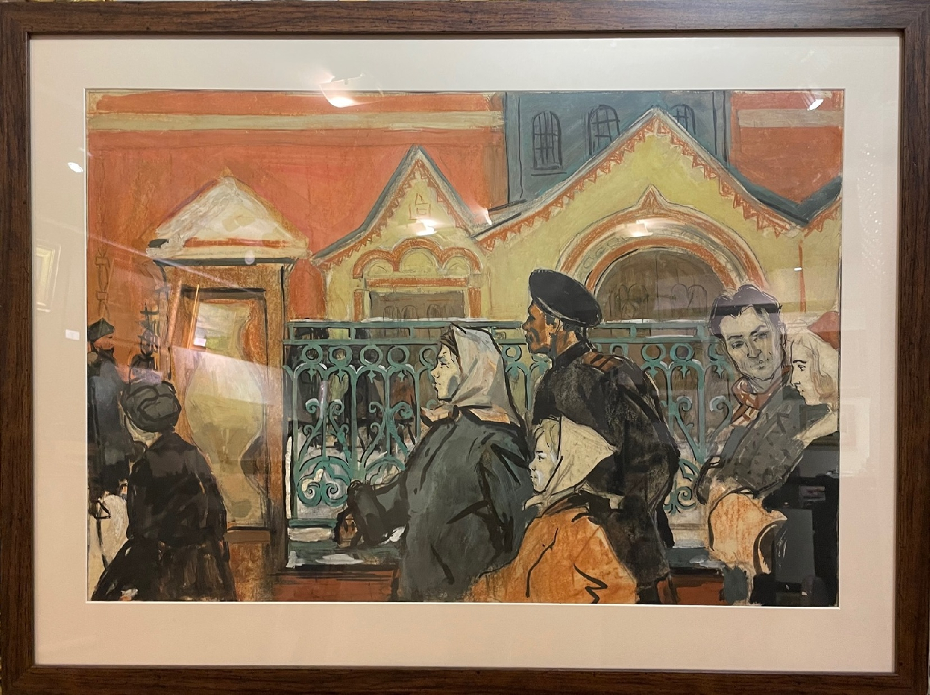Сафохин Анатолий Иванович. У Третьяковской Галереи.