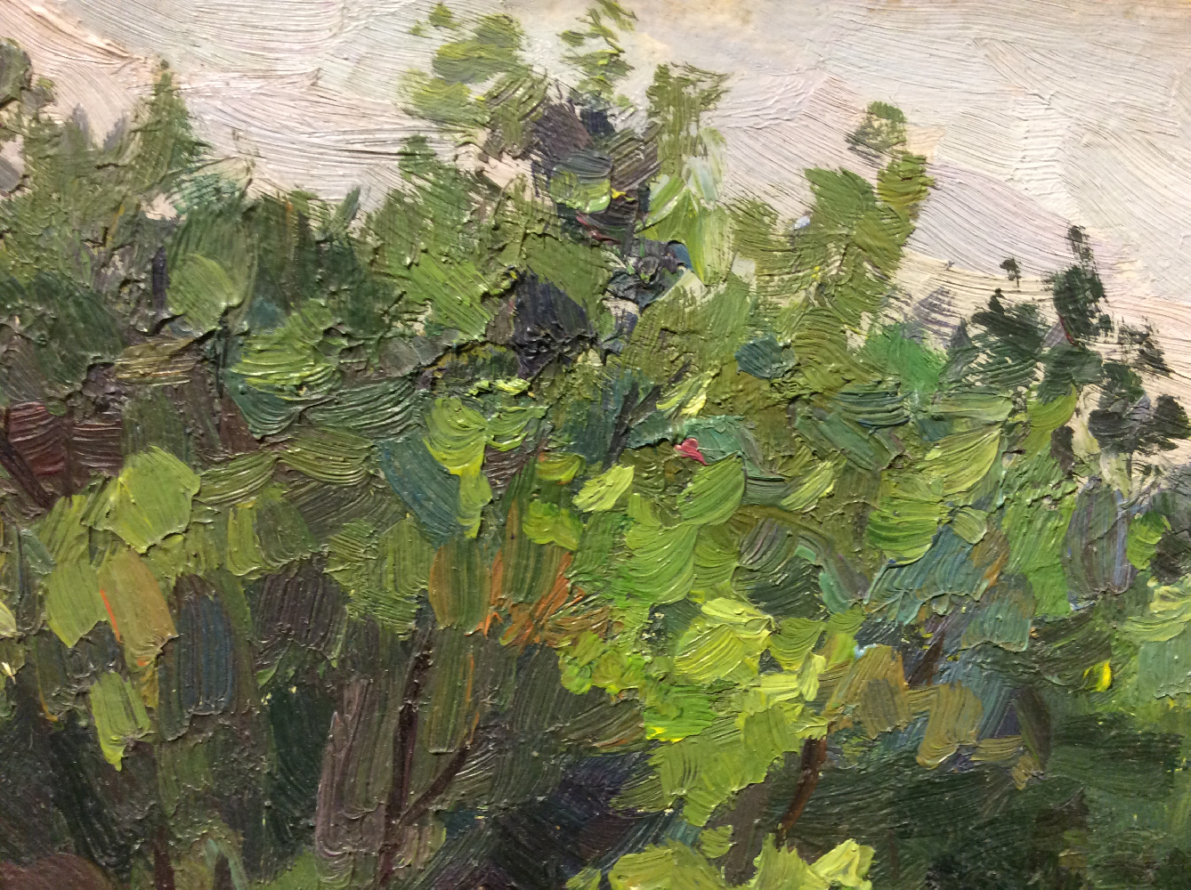 Скорубская Нина Васильевна. Прогулка в парке.