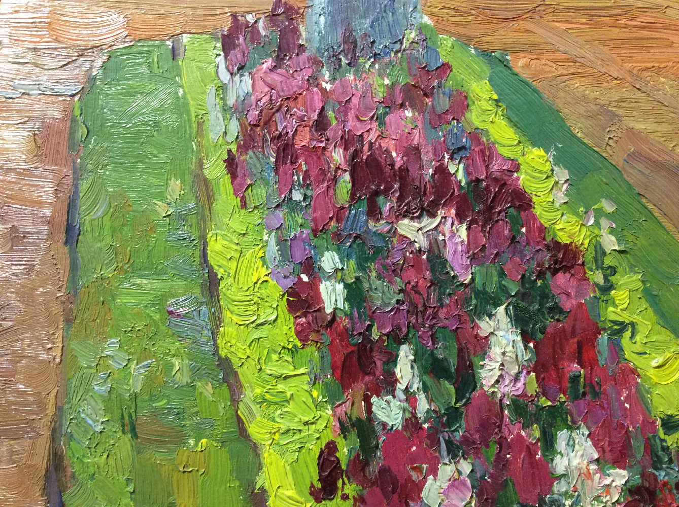 Скорубская Нина Васильевна. Прогулка в парке.