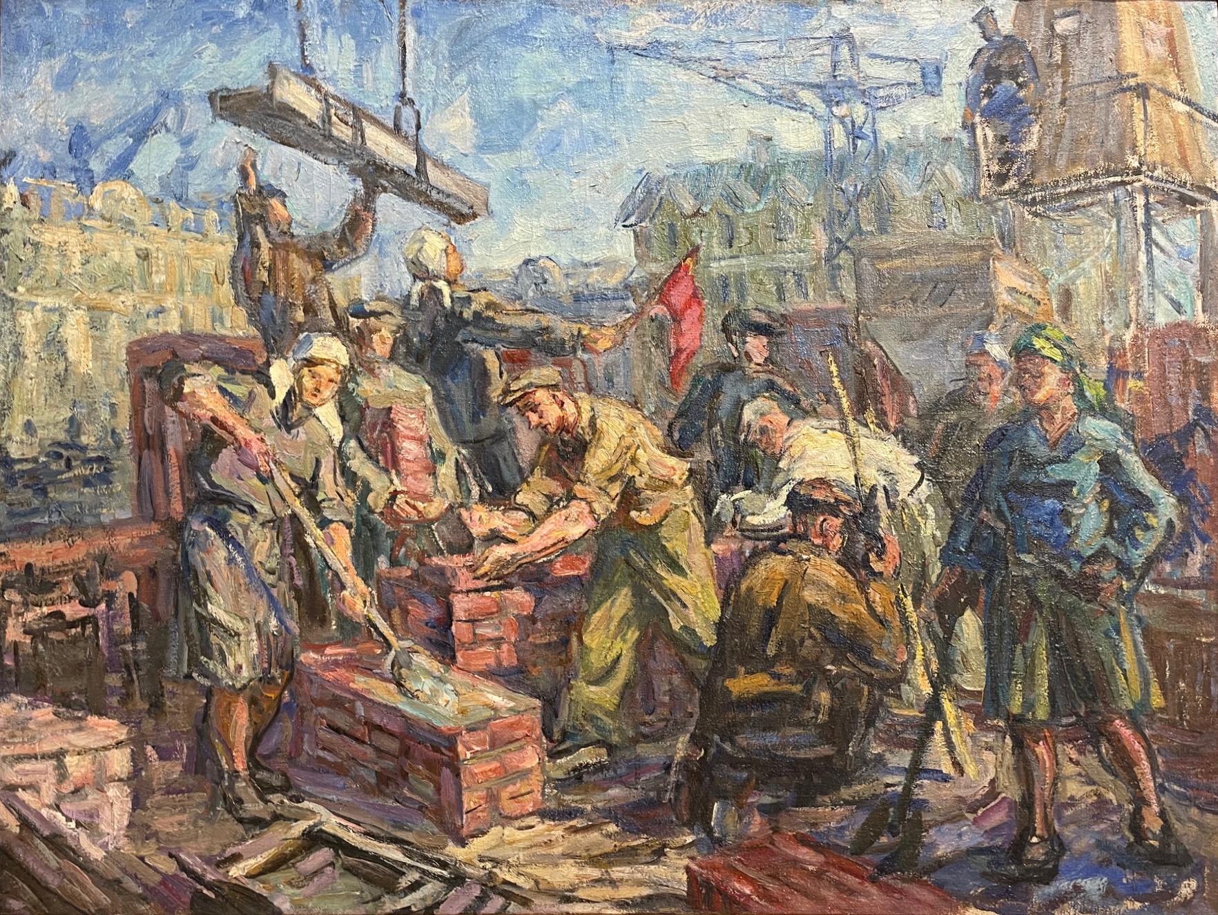 Кузнецов Виктор. Строительство высотного здания в Москве