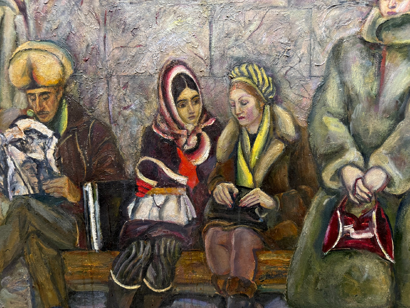 Коржевский Борис Георгиевич. В метро. Ждут поезда