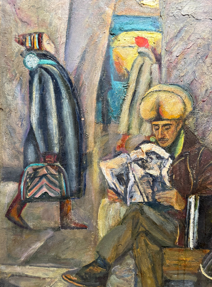 Коржевский Борис Георгиевич. В метро. Ждут поезда