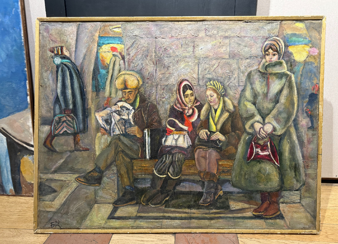 Коржевский Борис Георгиевич. В метро. Ждут поезда