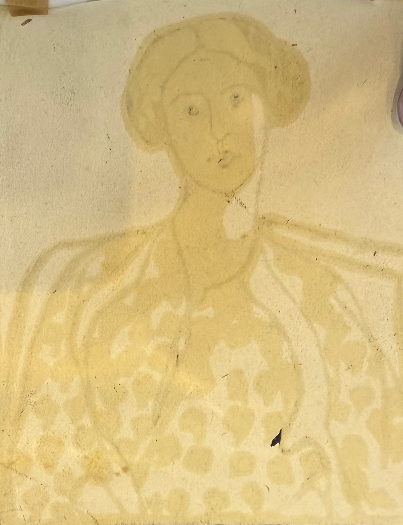 Оборот. Смирнова Ольга Георгиевна. Женский портрет