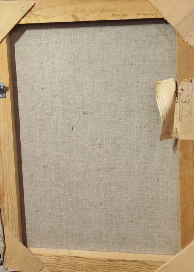 Оборот. Бабаев Джимшуд Ибрагимович. Портрет космонавта Добровольского Георгия Тимофеевича