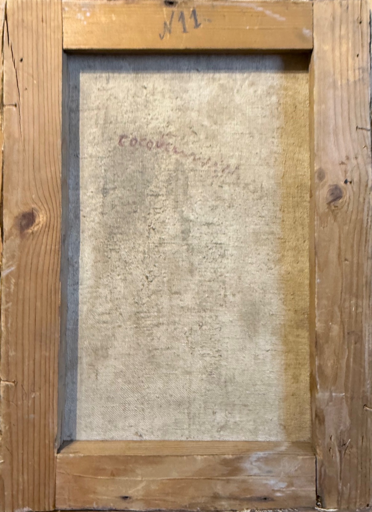 Оборот. Зусман Леонид Павлович. Портрет дамы в белых перчатках