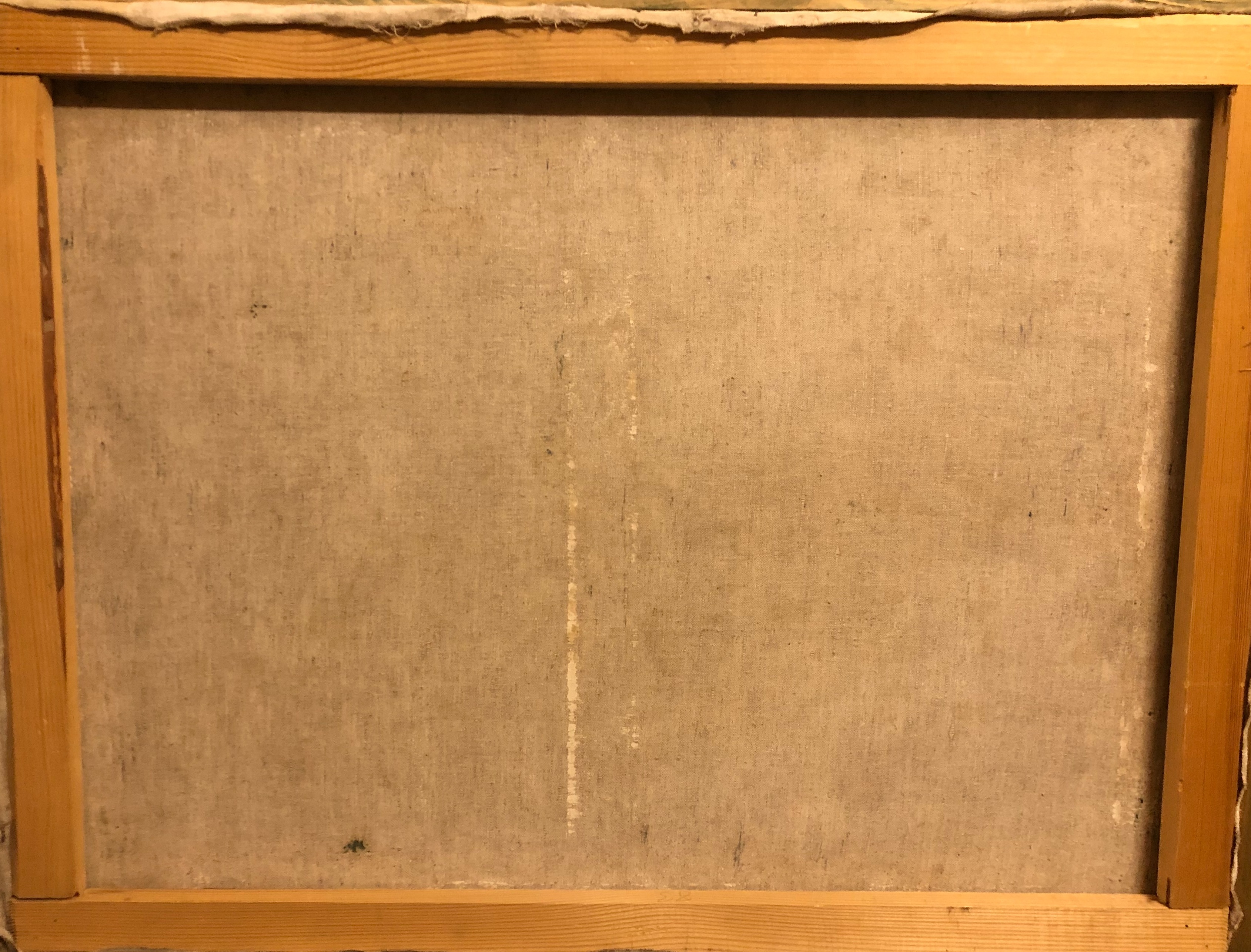 Оборот. Кончаловский Михаил Петрович. Пейзаж с речкой