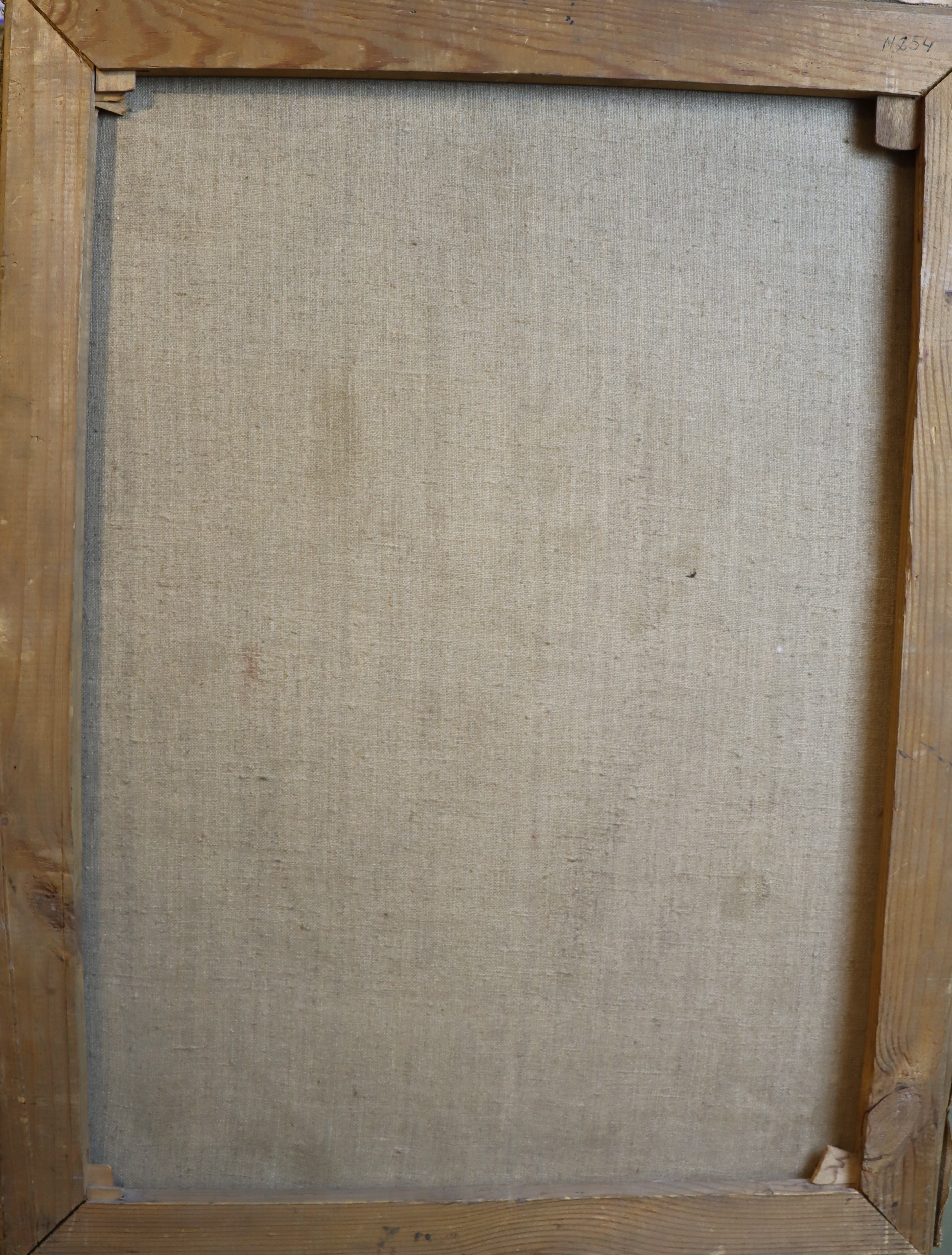 Оборот. Яновская Ольга Дмитриевна. Девушка в национальном прибалтийском костюме