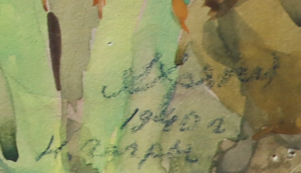 Подпись. Хряков Александр Фёдорович. Новые Гагры