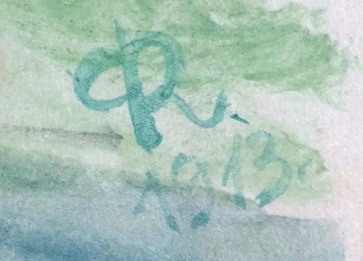 Подпись. Константинов Федор Константинович. Райский сад