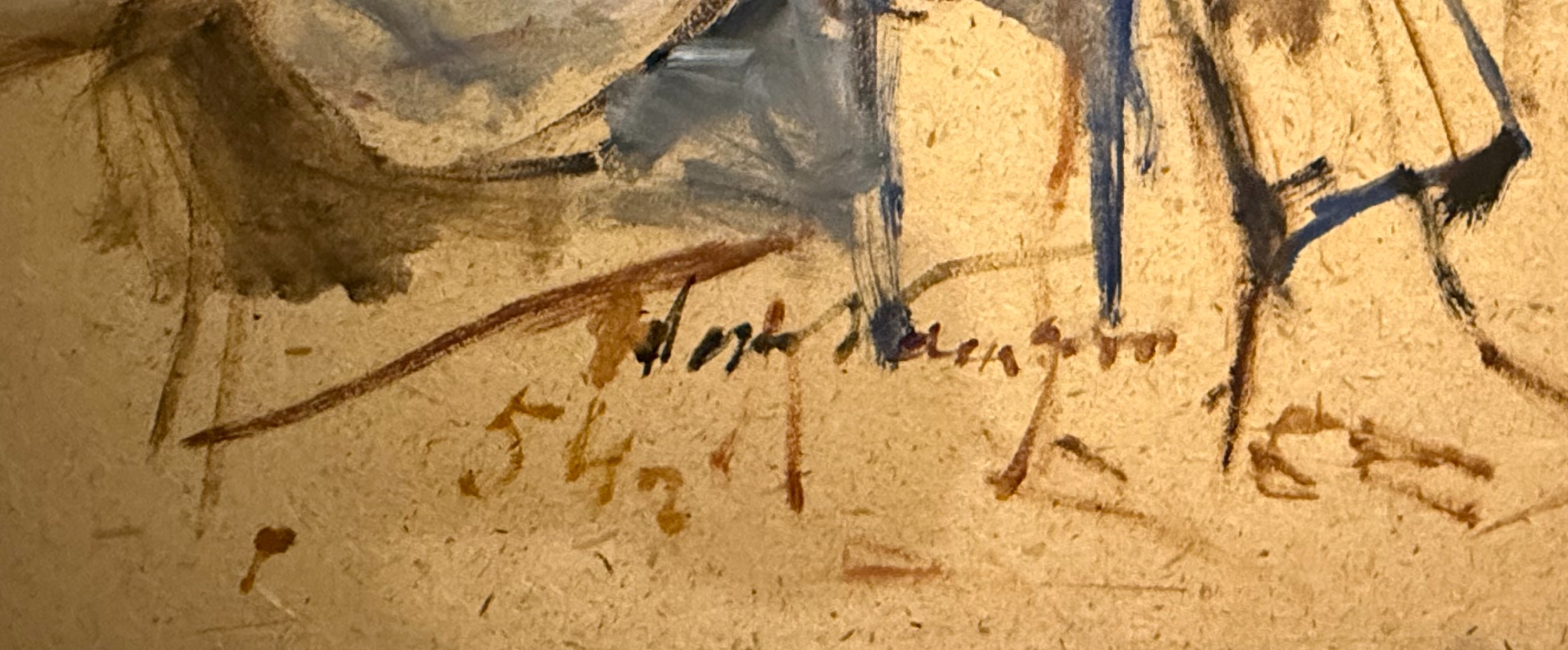 Подпись. Налбандян Дмитрий Аркадьевич. А.М. Горький  у Л.Н. Толстого в Ясной Поляне