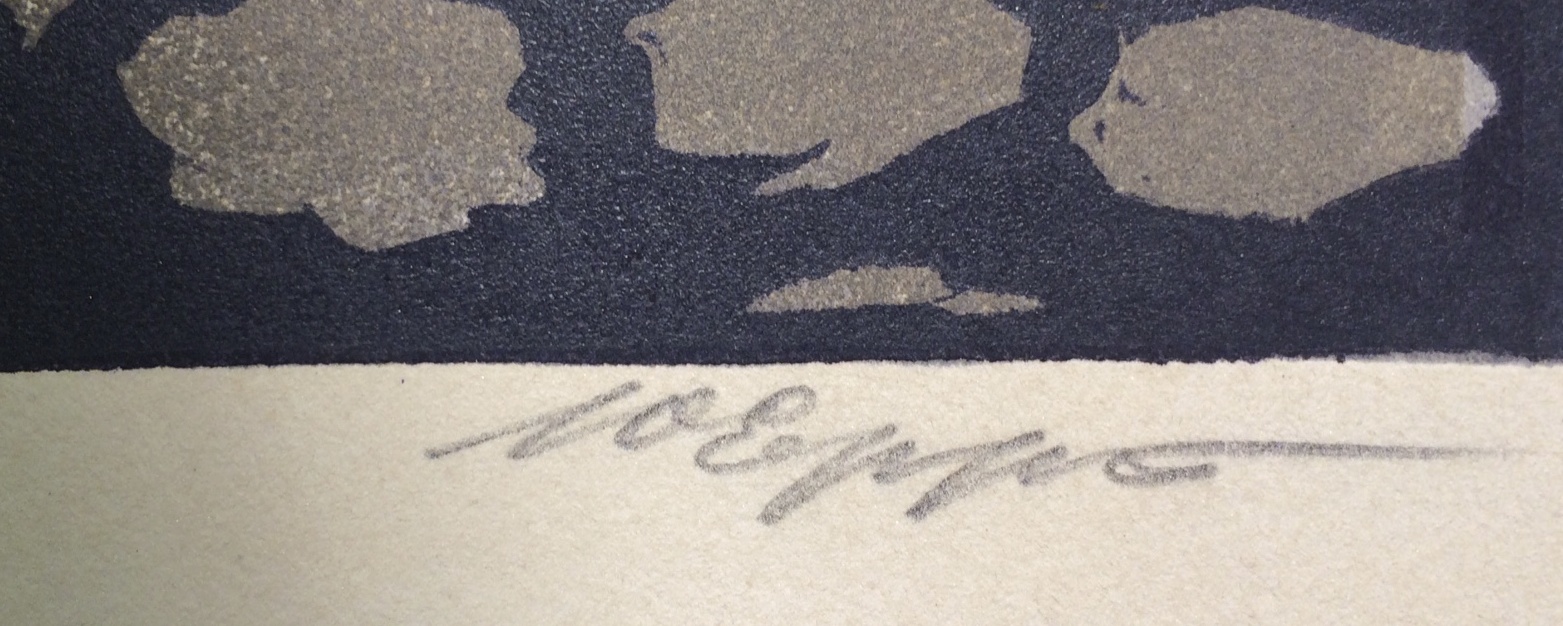 Подпись. Ефремов Юрий Ефремович. В порту.