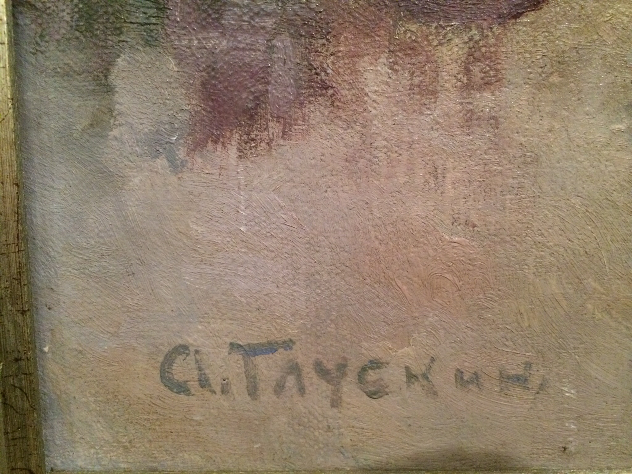 Подпись. Глускин Александр Михайлович. На Москва-реке.